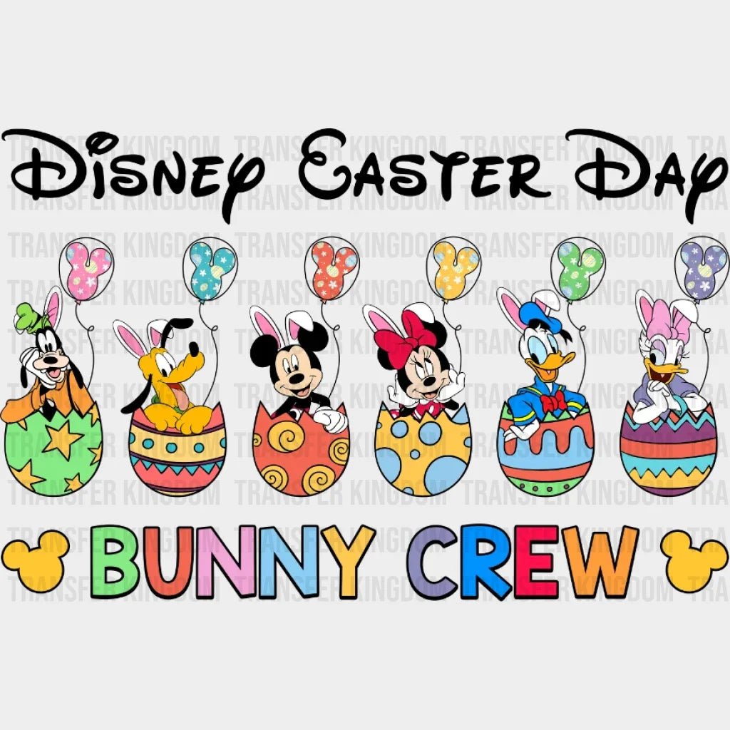 Disney Easter Day Bunny Crew Design- DTF heat transfer - Transfer Kingdom