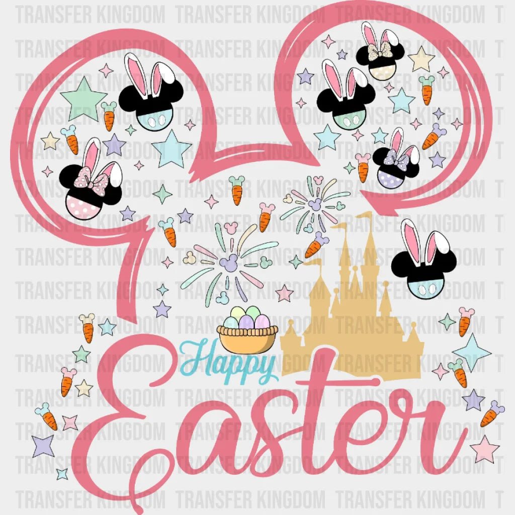 Disney Happy Easter Mickey Ears Design - DTF heat transfer - Transfer Kingdom