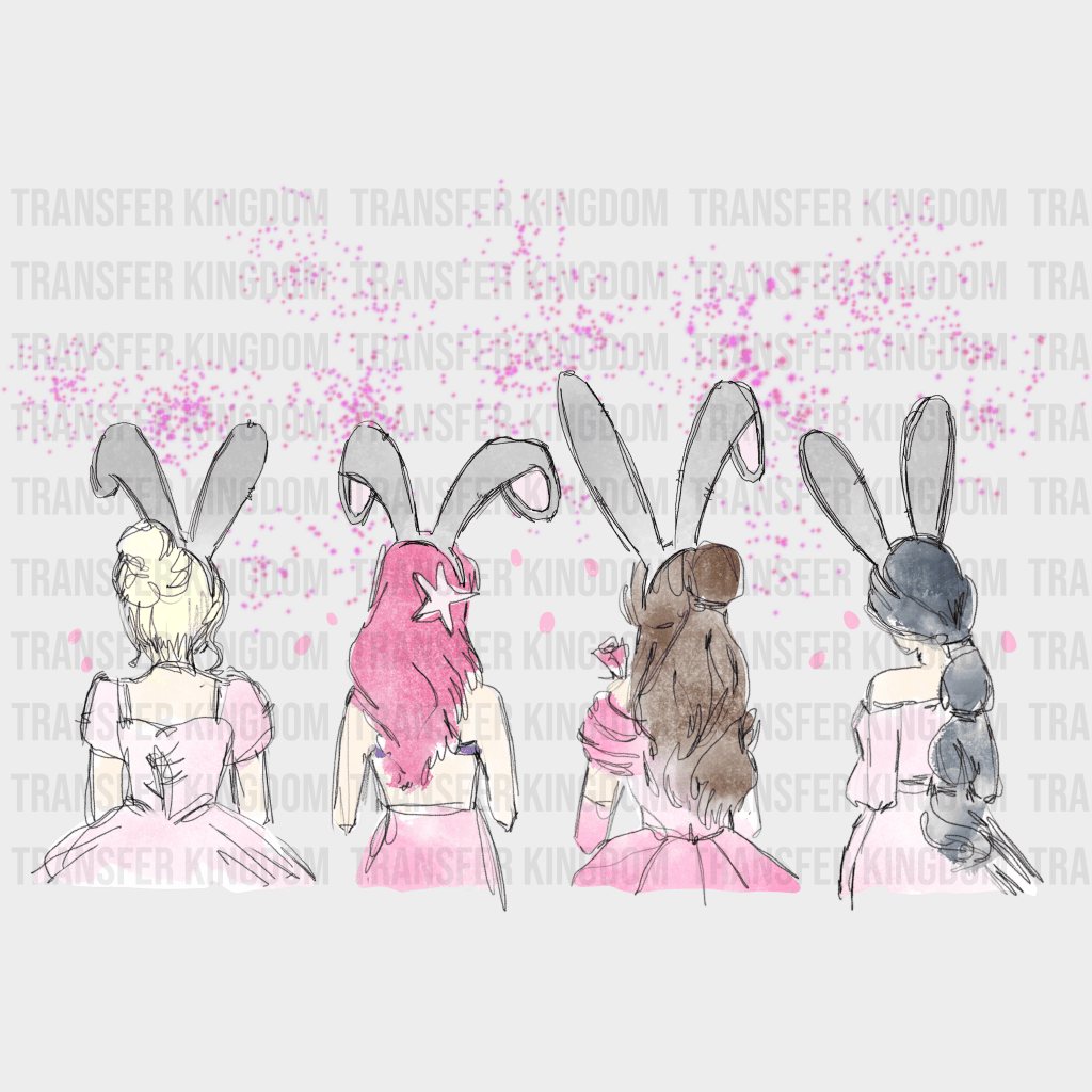 Disney Princesses Easter Design - DTF heat transfer - Transfer Kingdom