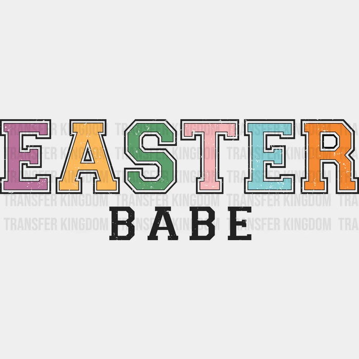 Easter Babe Colorful Design - DTF heat transfer
