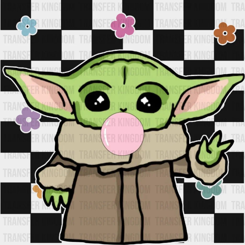 Easter Baby Yoda Bubble Gum Design- DTF heat transfer - Transfer Kingdom