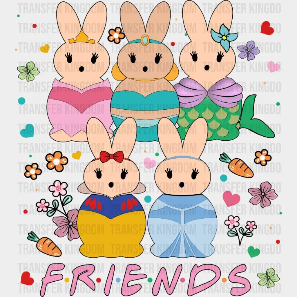 Easter Bunny Friends Design - DTF heat transfer - Transfer Kingdom