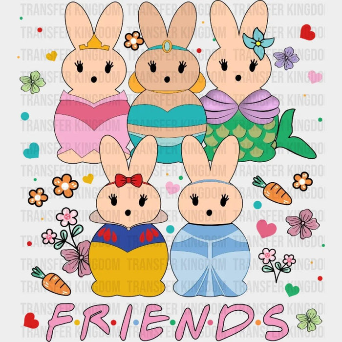 Easter Bunny Friends Design - DTF heat transfer