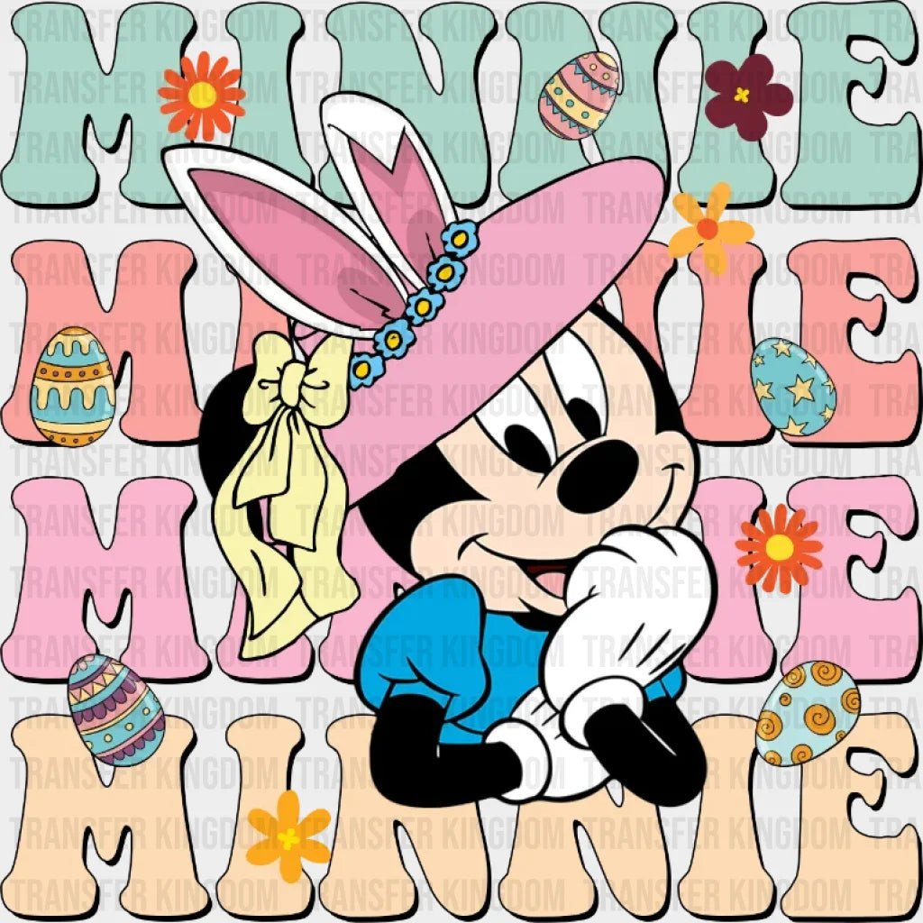 Easter Disney Minnie Stack Design - DTF heat transfer - Transfer Kingdom