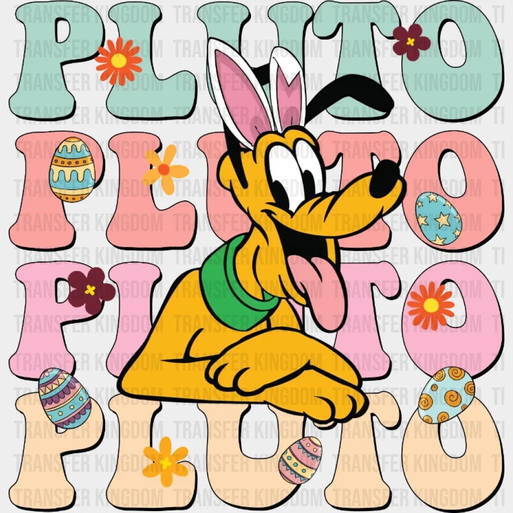 Easter Disney Pluto Stack Design - DTF heat transfer - Transfer Kingdom