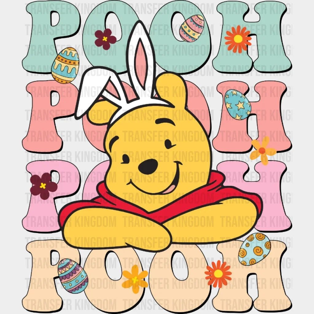 Easter Disney Pooh Stack Design - DTF heat transfer - Transfer Kingdom