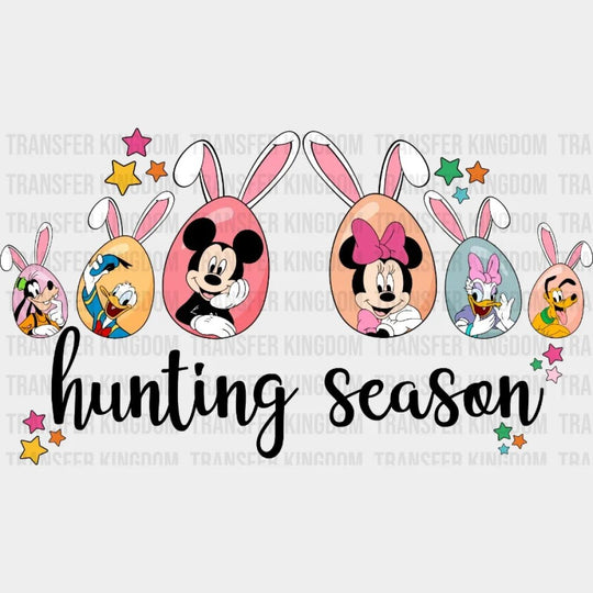 Easter Eggs Hunting Season Mickey and Friends Design- DTF heat transfer - Transfer Kingdom