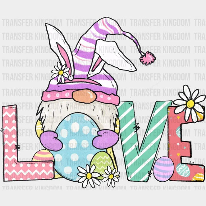 Easter Gnome Love Design - DTF heat transfer