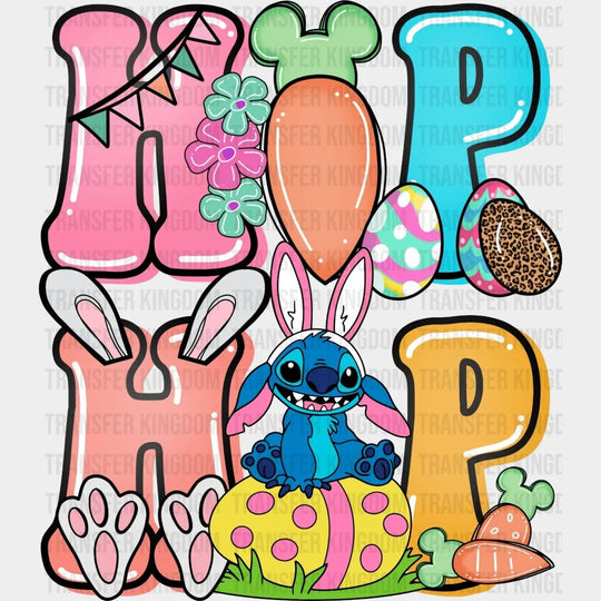 Easter Hip Hop Stitch and Angel Design- DTF heat transfer - Transfer Kingdom