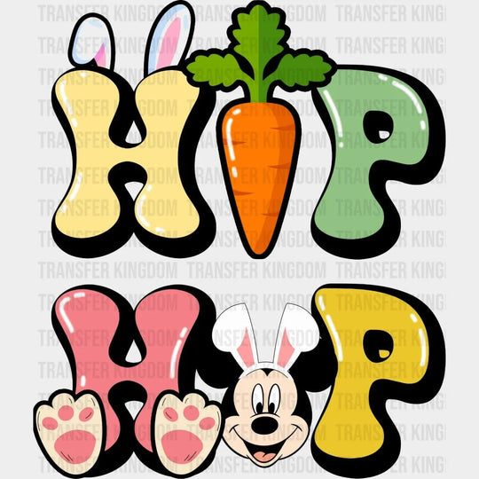 Easter Mickey Hip Hop Design- DTF heat transfer - Transfer Kingdom