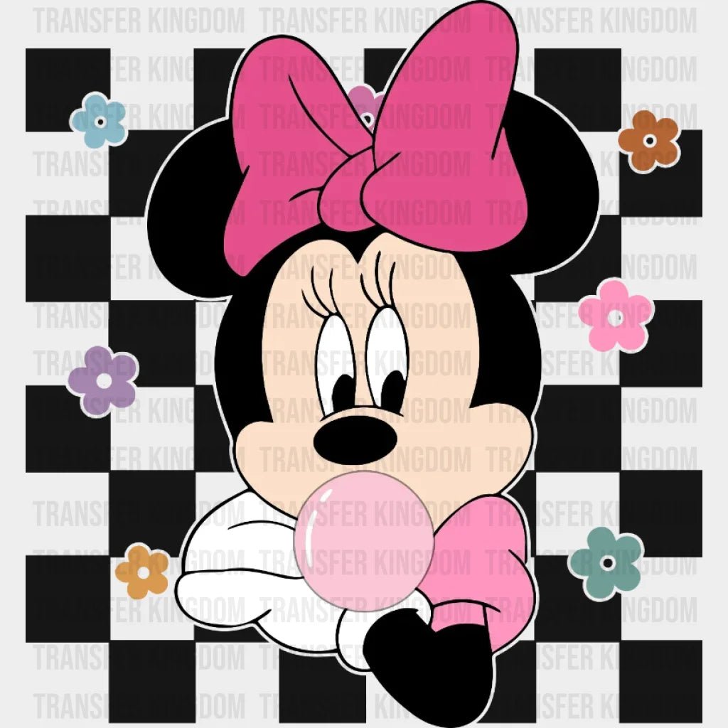 Easter Minnie Bubble Gum Design- DTF heat transfer - Transfer Kingdom