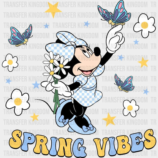 Easter Minnie Spring Vibes Design- DTF heat transfer - Transfer Kingdom