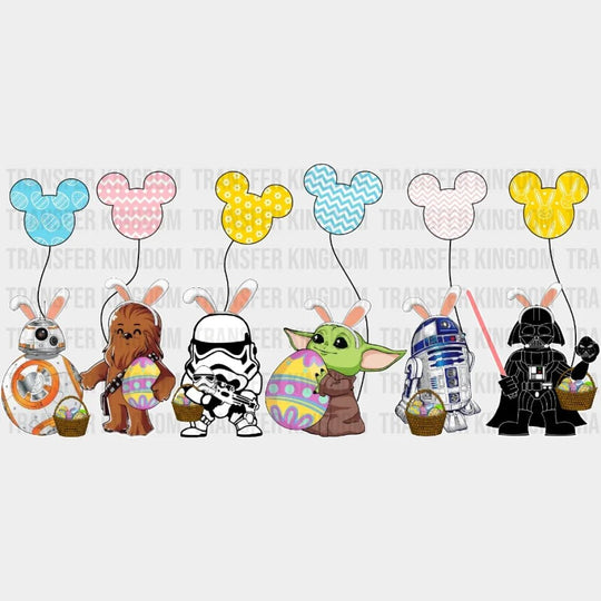 Easter Star Wars Bunny Ears Design- DTF heat transfer - Transfer Kingdom