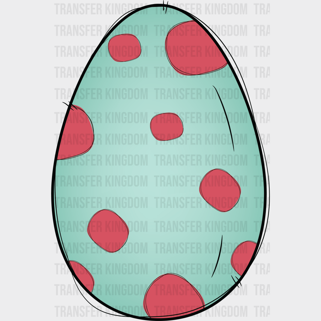 Egg Easter Design - DTF heat transfer - Transfer Kingdom