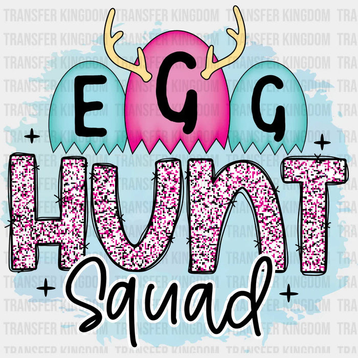 Egg Hunt Squad Easter Design - DTF heat transfer