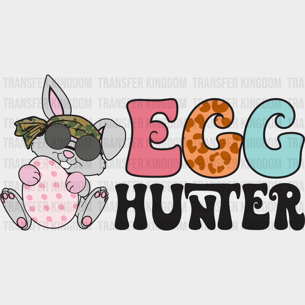 Egg Hunter Easter Design - DTF heat transfer - Transfer Kingdom