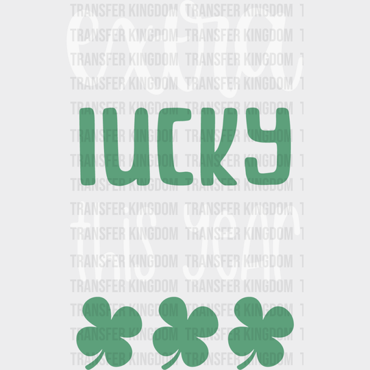 Extra Luck St. Patrick's Day Design - DTF heat transfer - Transfer Kingdom
