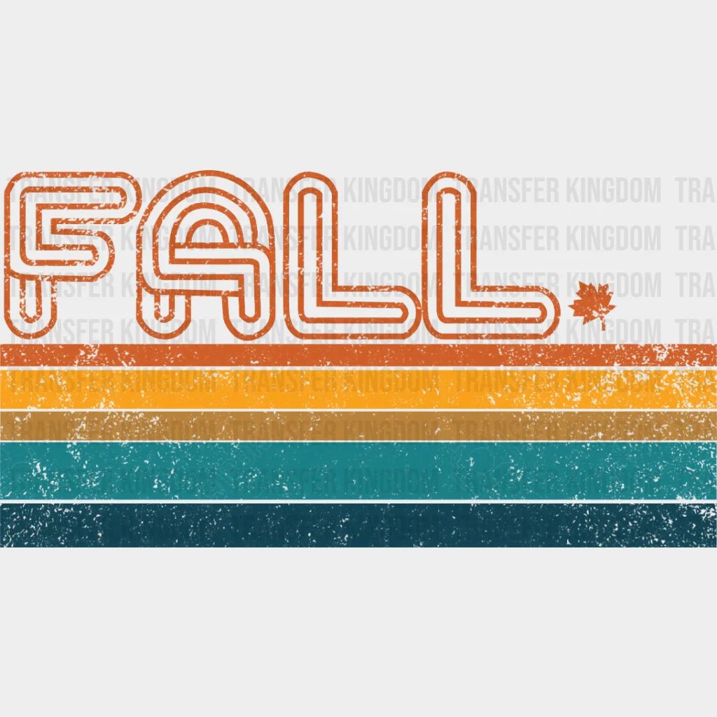 Fall Retro Design - Dtf Heat Transfer