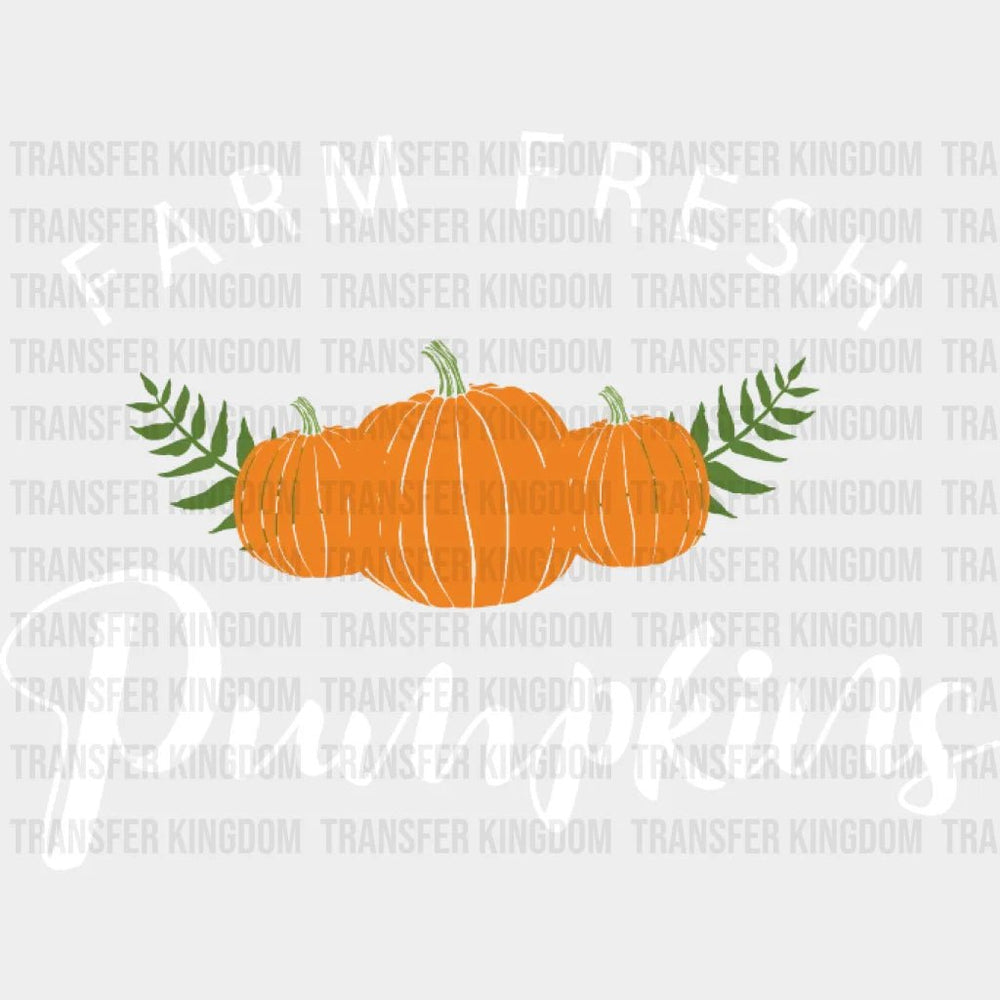Farm Fresh Pumpkins Design - Dtf Heat Transfer
