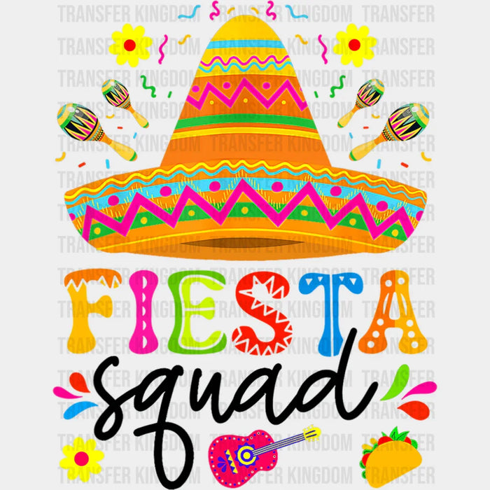 Fiesta Squad - Cinco De Mayo DTF heat transfer