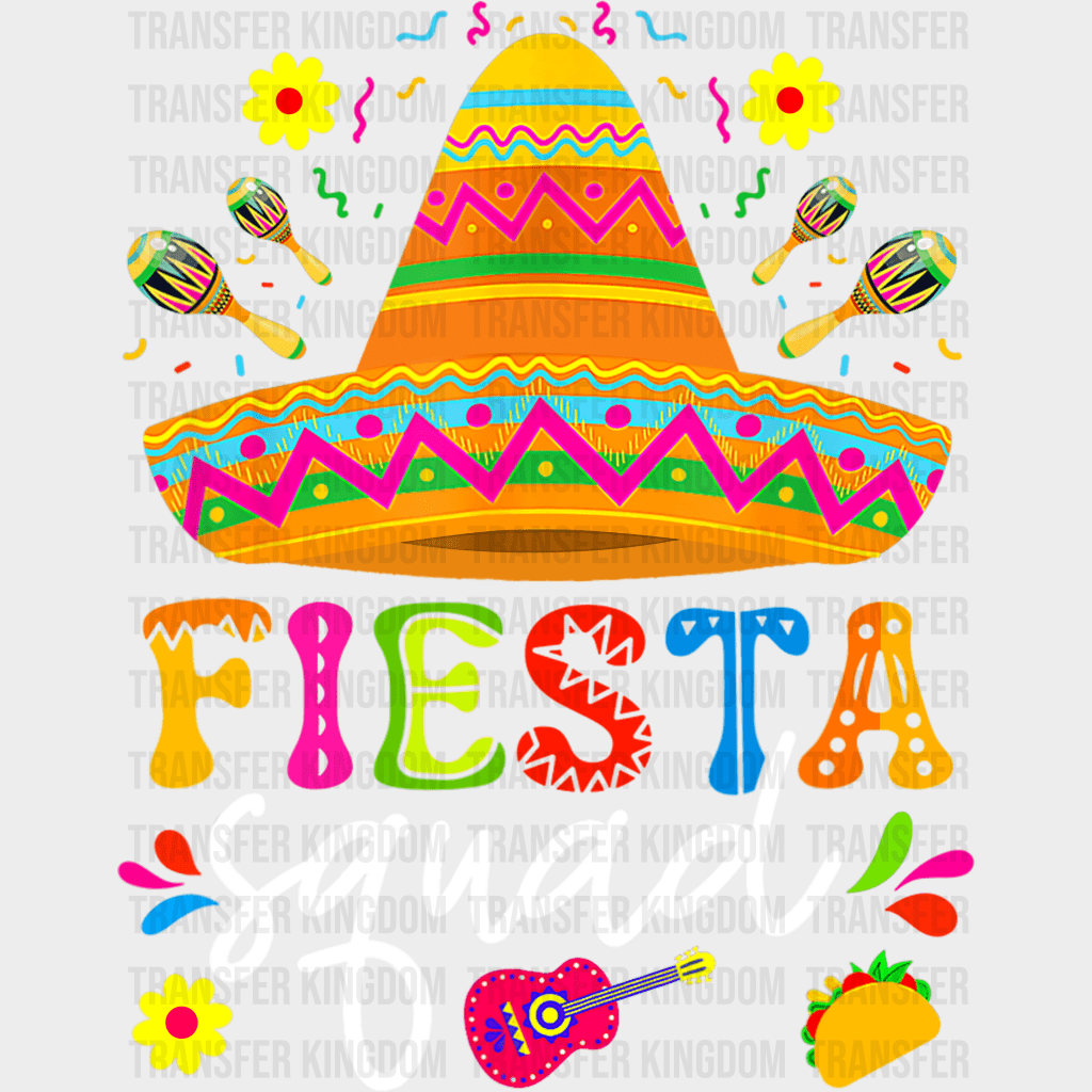Fiesta Squad - Cinco De Mayo DTF heat transfer - Transfer Kingdom