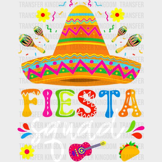 Fiesta Squad - Cinco De Mayo DTF heat transfer - Transfer Kingdom