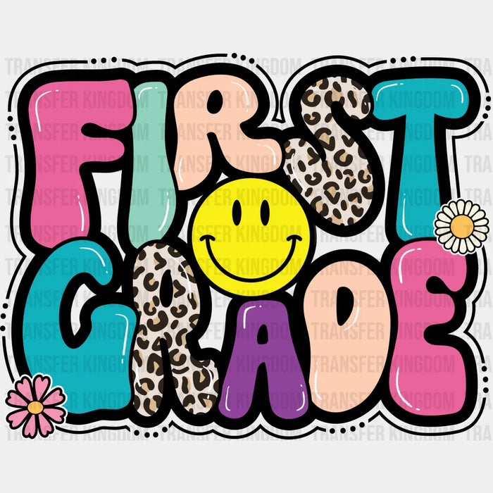 First Grade 100 Days School Design - DTF heat transfer