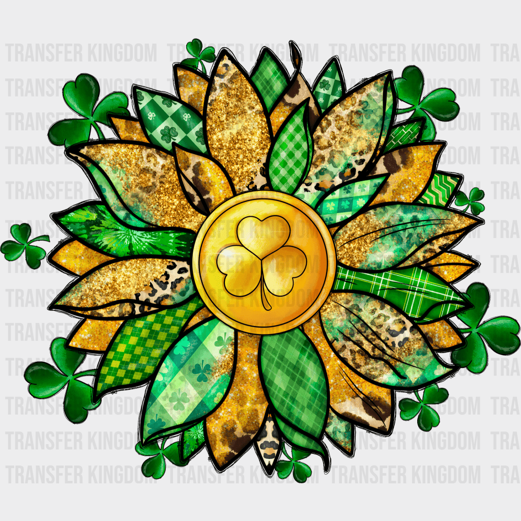Flower St. Patrick's Day Design - DTF heat transfer - Transfer Kingdom