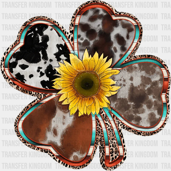 Flower St. Patrick's Day Design - DTF heat transfer