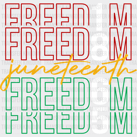 Freedom 1865 - BLM DTF heat transfer - Transfer Kingdom