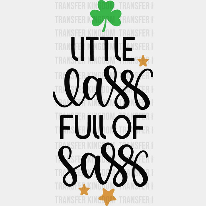 Full Of Sass St. Patrick's Day Design - DTF heat transfer