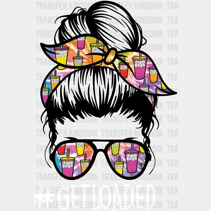 Get Loaded Sunglass Mom Design - DTF heat transfer