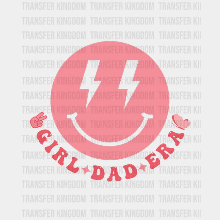 Girl Dad Era Smiley Design - DTF heat transfer