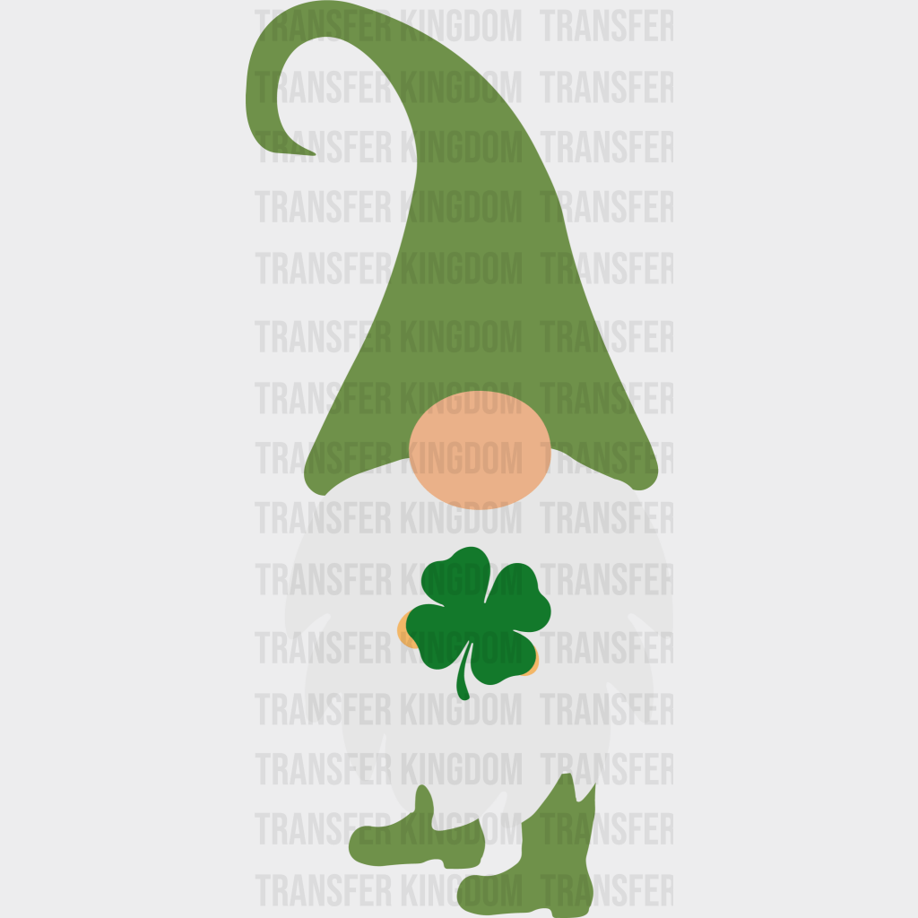 Gnomie St. Patrick's Day Design - DTF heat transfer - Transfer Kingdom