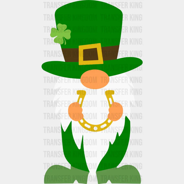 Gnomie with Hat St. Patrick's Day Design - DTF heat transfer