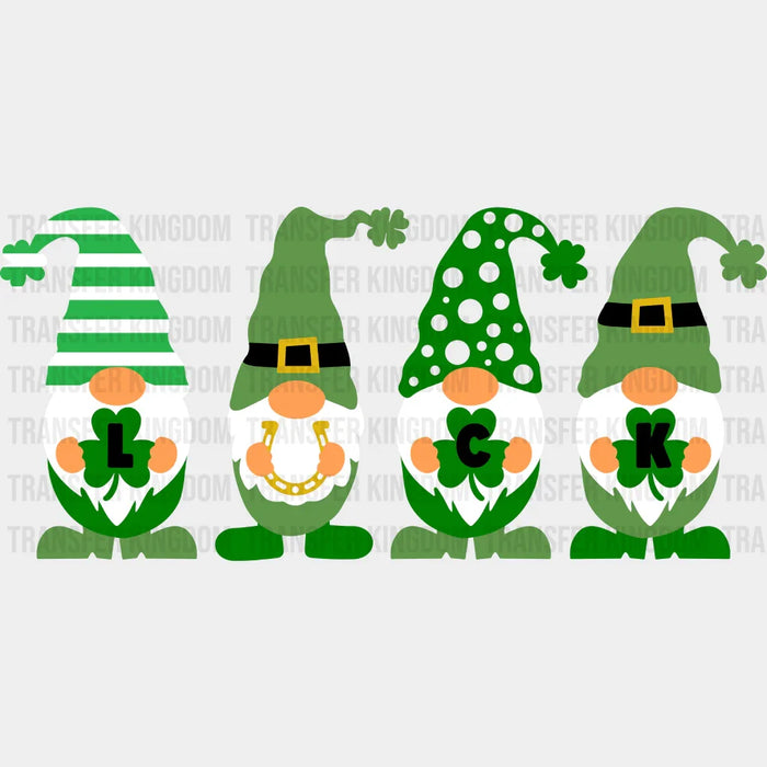 Gnomies St. Patrick's Day Gnome Design - DTF heat transfer