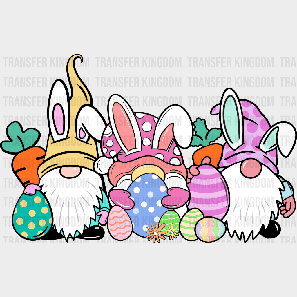 Gnomies Vibes Easter Design - DTF heat transfer - Transfer Kingdom