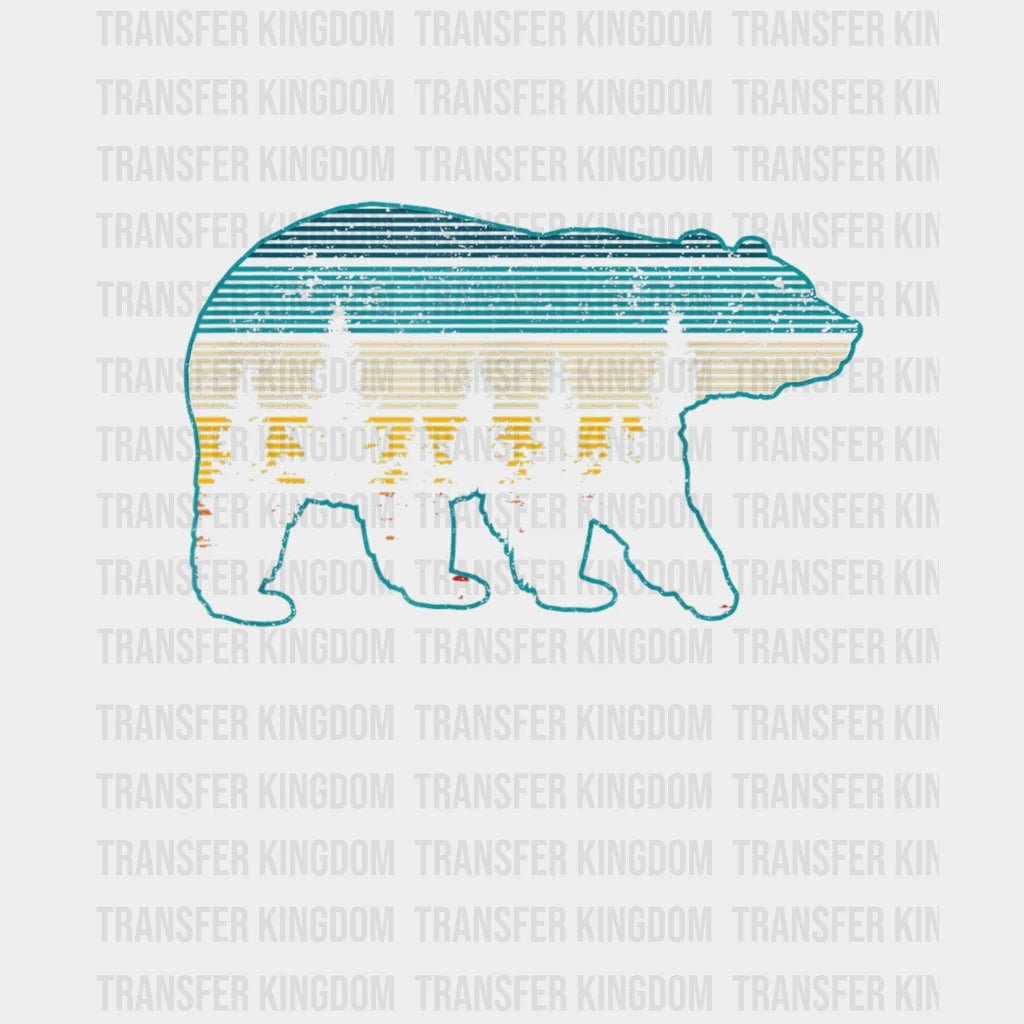 Grizzly Bear - Adventure Hiking Design Dtf Heat Transfer