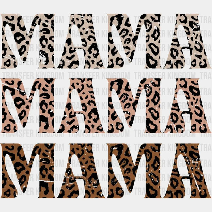 Grunge Leopard Mama - Mothers Day  - Funny Mom - Cool Mom - Design - DTF heat transfer