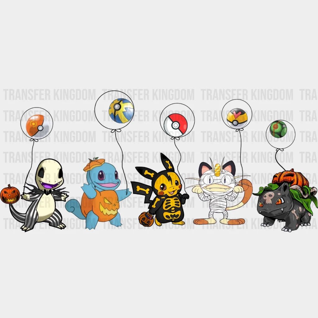 Halloween Pokémon Design - Dtf Heat Transfer