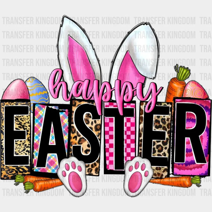 Happy Easter Bunny Design - DTF heat transfer