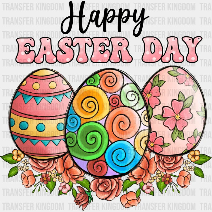 Happy Easter Day Design - DTF heat transfer