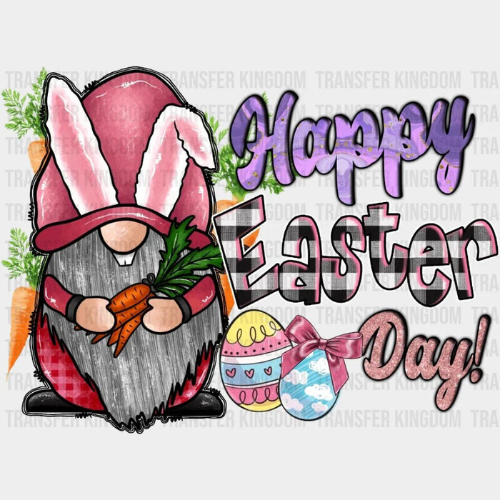 Happy Easter Day Gnome Design - DTF heat transfer