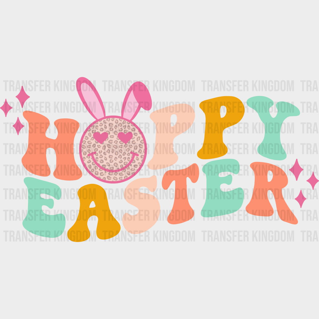 Happy Easter Design - DTF heat transfer - Transfer Kingdom