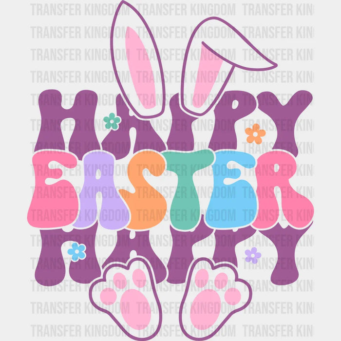 Happy Easter Happy Design - DTF heat transfer