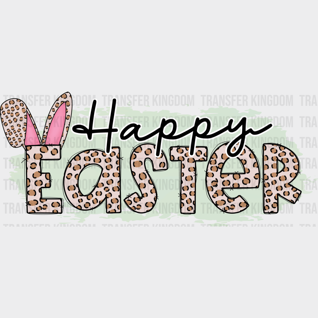 Happy Easter Design - DTF heat transfer - Transfer Kingdom