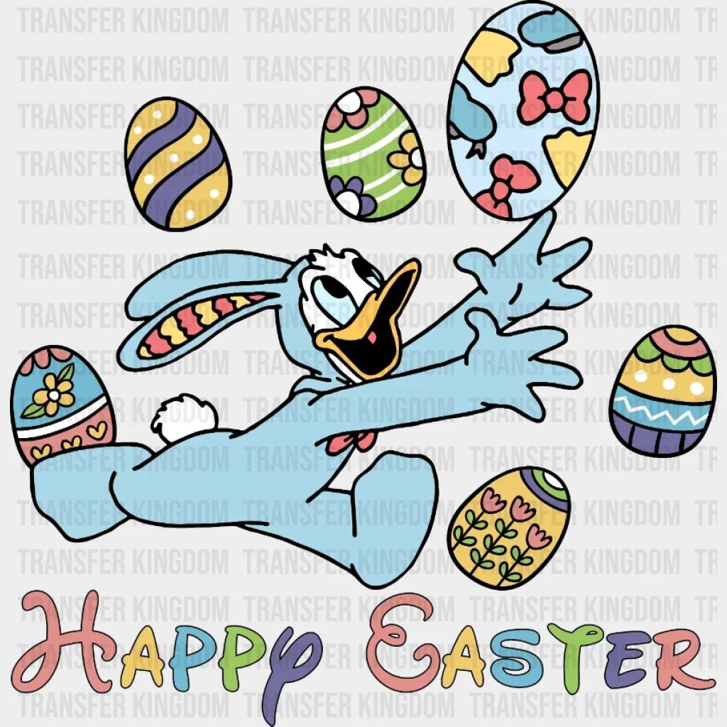 Happy Easter Donald with Bunny Costume Design - DTF heat transfer - Transfer Kingdom