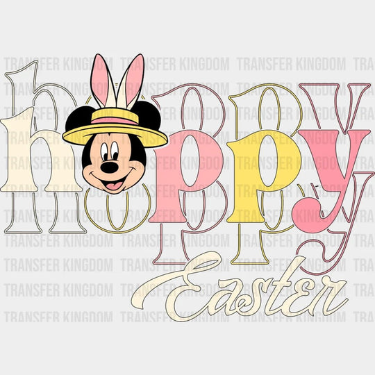 Happy Easter Mickey Bunny Ears Design- DTF heat transfer - Transfer Kingdom