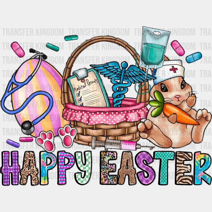 Happy Easter Nurse Design - DTF heat transfer