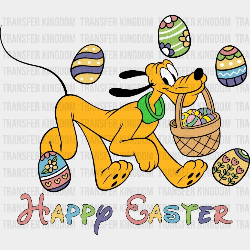 Happy Easter Pluto Design - DTF heat transfer - Transfer Kingdom